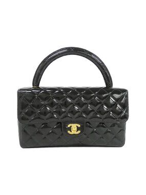 Chanel Vintage Bag Handbag Black